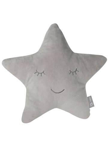 roba 'Style' Kuschelkissen Stern Silbergrau – flauschig fürs Kinderzimmer