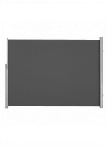SONGMICS Seitenmarkise Sheld in Anthrazit - (B)350 x (H)160 cm