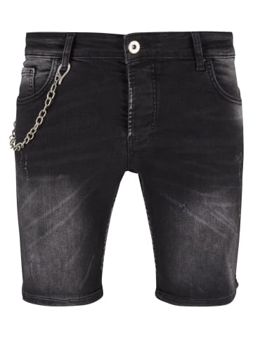2Y Studios Jeans-Shorts in black