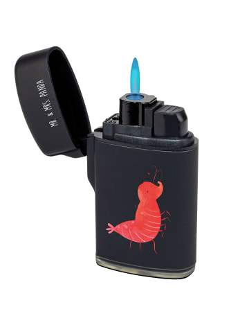 Mr. & Mrs. Panda Feuerzeug Garnele Franzose ohne Spruch in Schwarz