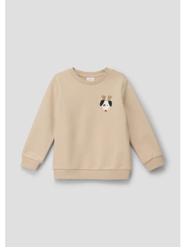 s.Oliver Sweatshirt langarm in Beige