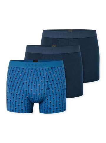 Schiesser Retro Short / Pant 95/5 Cotton in Dunkelblau