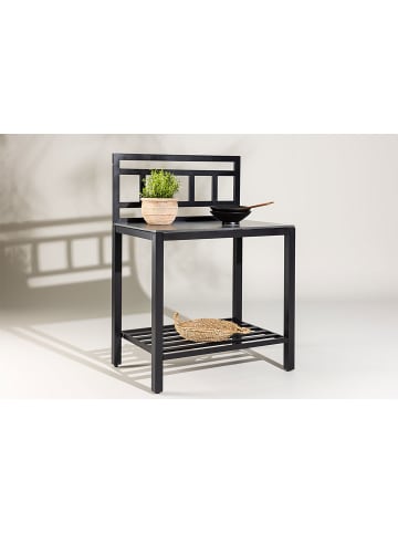 ebuy24 Outdoorküche Alicante Schwarz 60 x 90 cm