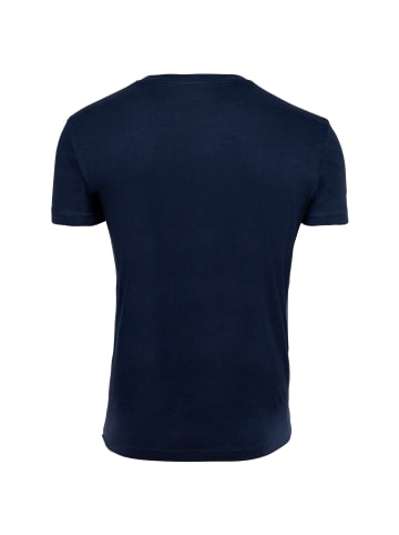 Gant T-Shirt 4er Pack in Hellgrau/Marineblau