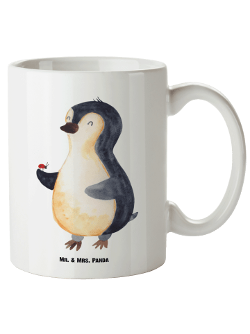 Mr. & Mrs. Panda Teepott Pinguin Marienkäfer ohne Spruch in Weiß