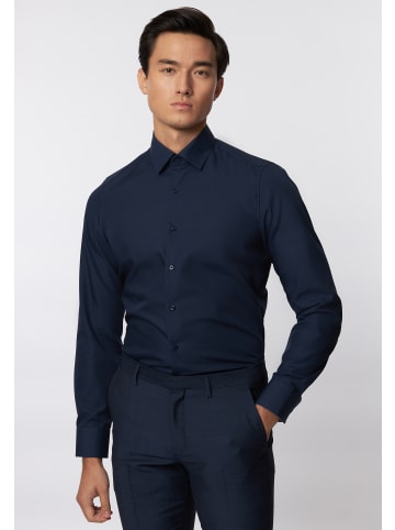 Roy Robson Langarmhemd Slim fit in navy