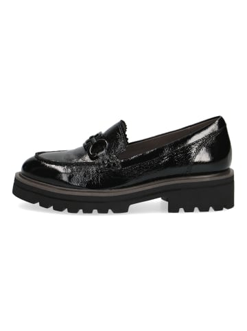 Caprice Slipper in Schwarz Lack