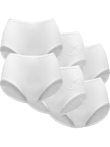 Schöller Taillenslip 6er-Pack in weiß