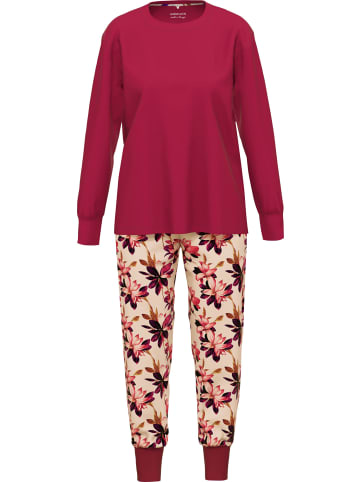 Ammann Single-Jersey Schlafanzug in weinrot