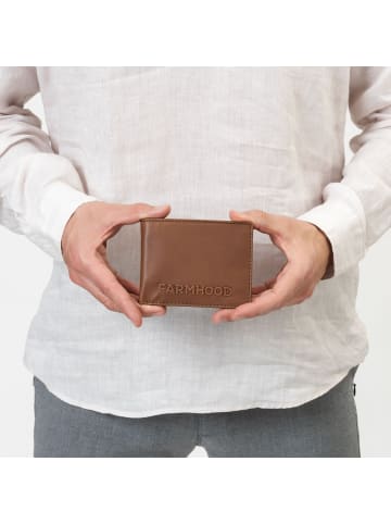 Farmhood Nashville Geldbörse RFID Schutz Leder 13 cm brown 2
