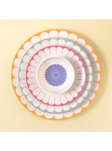Villeroy & Boch 6er Set Servierplatten Fleur Couleur ø 31,8 cm in bunt