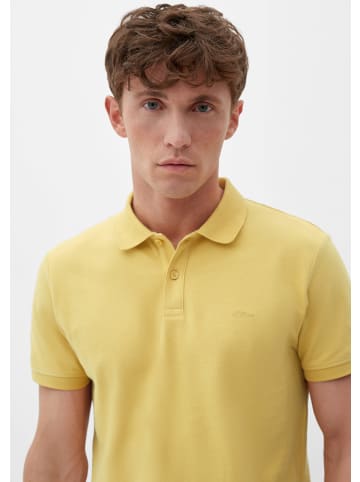 s.Oliver Polo-Shirt kurzarm in Gelb