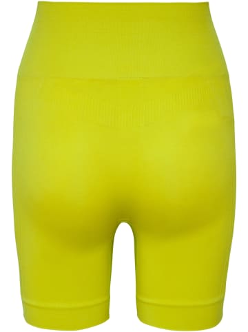 Hummel Hummel Shorts Hmltif Yoga Damen Atmungsaktiv Dehnbarem Feuchtigkeitsabsorbierenden Nahtlosen in SULPHUR SPRING
