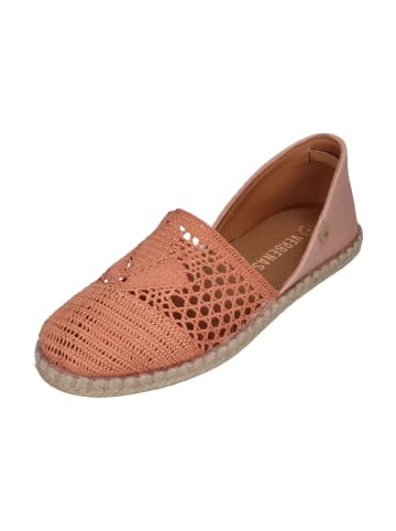 Verbenas Espadrilles CARMEN CROCHET LINO PARIS in orange