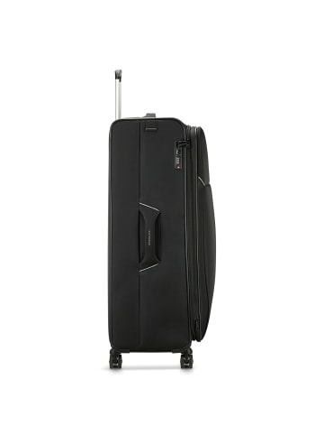 Roncato Ironik 2.0 4 Rollen Trolley 90 cm mit Dehnfalte in schwarz