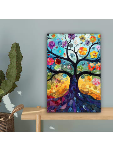 MuchoWow Poster mit Leiste Blumenbaum  (BxH)