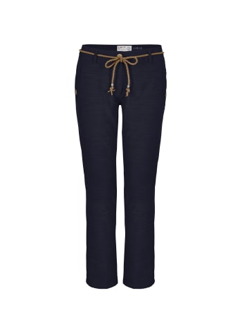 Killtec Sommerhose Damen mit Gürtel in blau