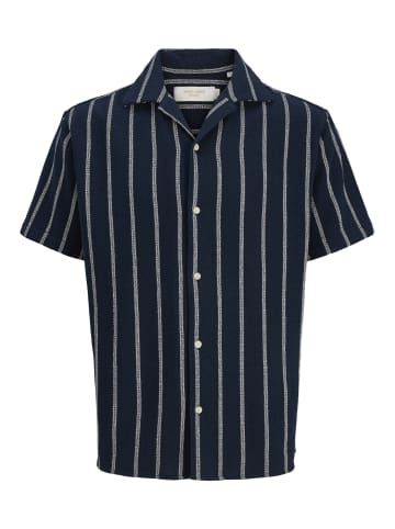 Jack & Jones Hemd Jorcoba in marine weiß