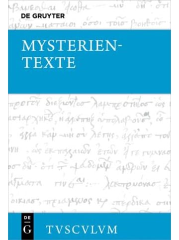 Walter de Gruyter Buch - Mysterientexte. Die orphisch-bakchischen Goldplättchen