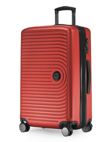 Hauptstadtkoffer Mitte - Mittelgroßer Hartschalenkoffer Koffer TSA, 68cm 88 L in Rot