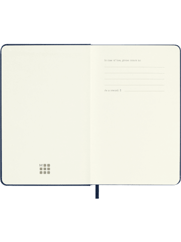 Moleskine 12 Monate Wochen Notizkalender 2024, Fester Einband in Saphir