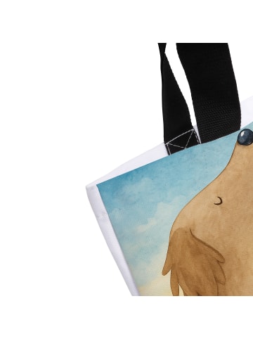 Mr. & Mrs. Panda Shopper Hund Liebe Design mit Spruch in Weiß
