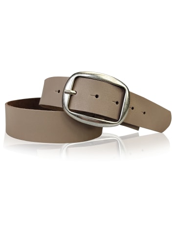FRONHOFER Ledergürtel in Taupe