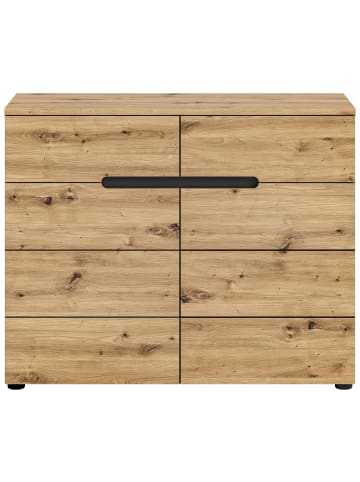 xonox.home Kommode  (B/H/T: 100x81x40 cm) in Basalt grau und Artisan Nachbildung