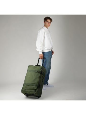 SONS OF ALOHA Reisetasche mit Rollen Reisetasche mit Rollen groß | Duffle bag Zoll olive in grün