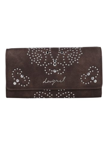 Desigual Poker Face Mariona Geldbörse 19 cm in braun