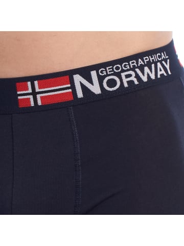 Geographical Norway 3er-Set: Boxershorts in Blue