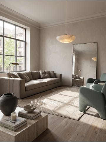 KADIMA DESIGN Läufer Abstrakt pflegeleicht Wohnzimmer Schlafzimmer Flur Esszimmer in Beige