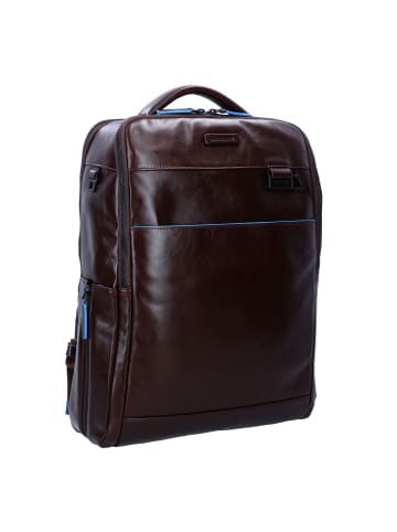 Piquadro B2 Rucksack Leder 41 cm Laptopfach in mahogany