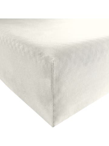 Erwin Müller Mako-Interlock-Jersey Bio Spannbettlaken München in wollweiß