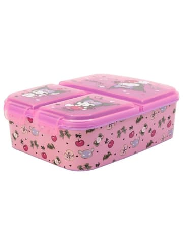 COFI 1453 Hello Kitty Kinder Brotdose – Lunchbox mit 3 Fächern & tollem Design in Pink