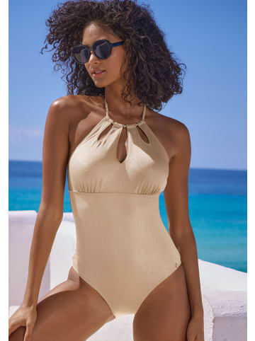 LASCANA Badeanzug in gold