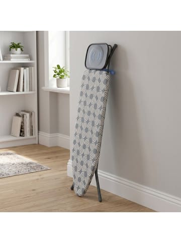 relaxdays Bügelbrett in Grau/ Weiß - 122 x 38 cm