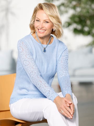 WITT WEIDEN Pullover in eisblau