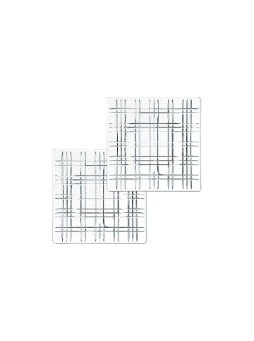 Nachtmann 2er Set Platten Square 21 x 21 cm in transparent