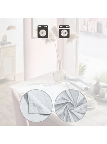 Erwin Müller Jacquard, Baumwollmischung Tischset 2er-Pack Cadiz in weiß