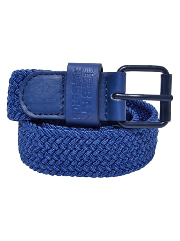 Urban Classics Urban Classics Unisex Elastic Belt Set Kids in black/spaceblue