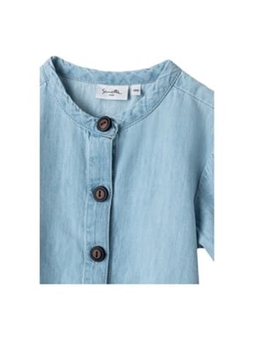 Sanetta Pure Jeanskleid kurzarm in Denim