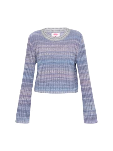 myMo Sweater in blue multicolor