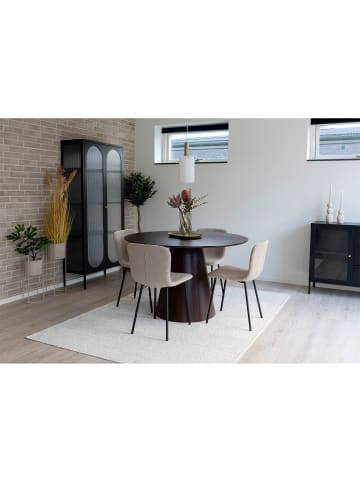 ebuy24 Esstisch Bolton Nussbaum 120 x 120 cm