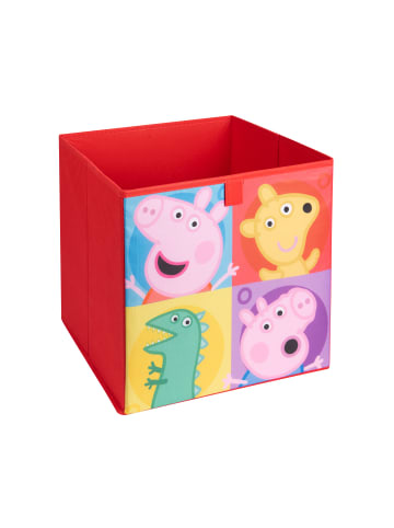 United Labels Peppa Wutz Aufbewahrungsbox 30x30x30 cm in rot