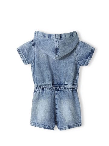 Minoti Playsuit front 9 in blue denim