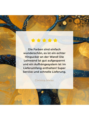 MuchoWow Leinwand bilder Vollmond (BxH)