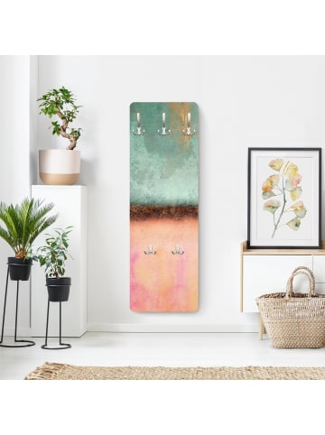 WALLART Garderobe - Elisabeth Fredriksson - Pastell Sommer mit Gold in Orange