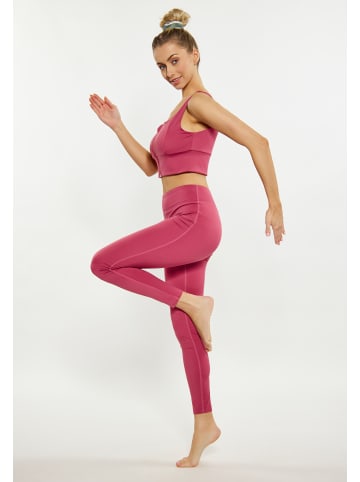 IZIA Damen Crop-Top in Dunkelrosa