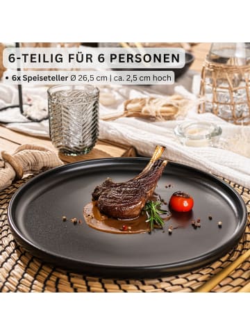 Sänger Speiseteller Set Madeira- 6 teilig aus Steingut